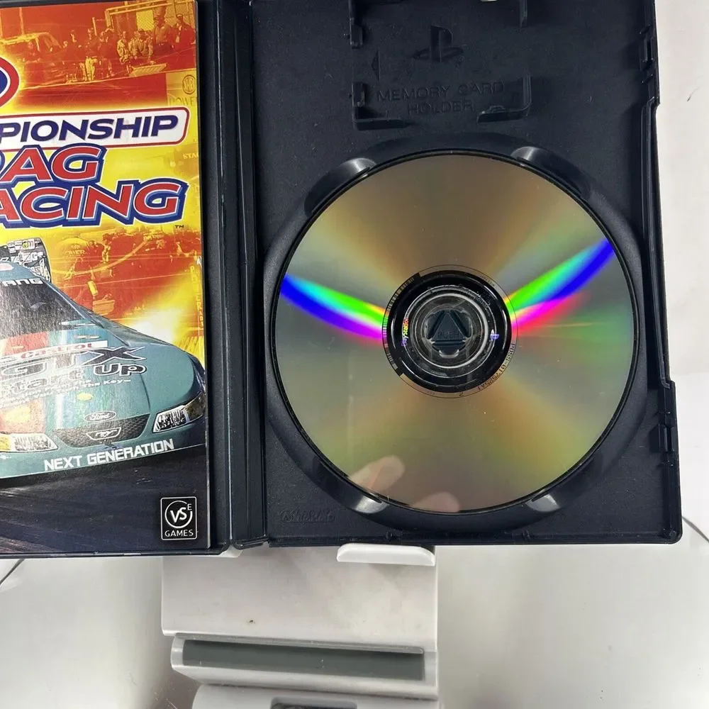 NHRA Championship Drag Racing ( PlayStation 2)- PS2 Disc Case and Manual‎